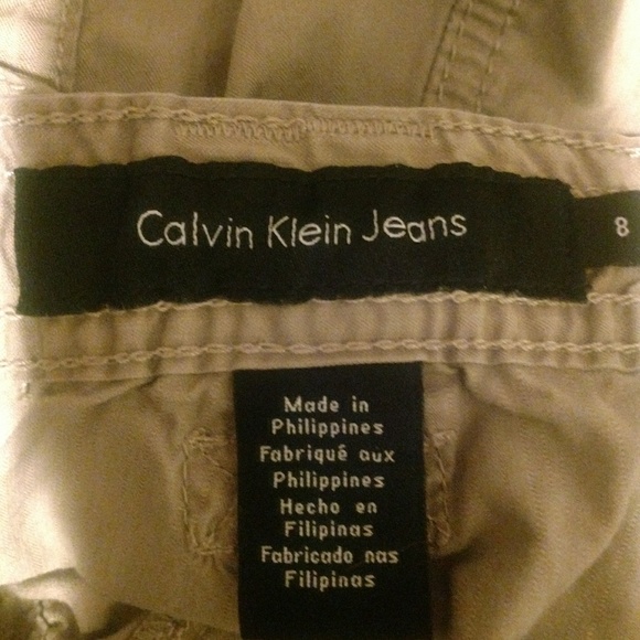 🌟 3/$20 Sale Calvin Klein khaki capri cropped - Picture 5 of 6